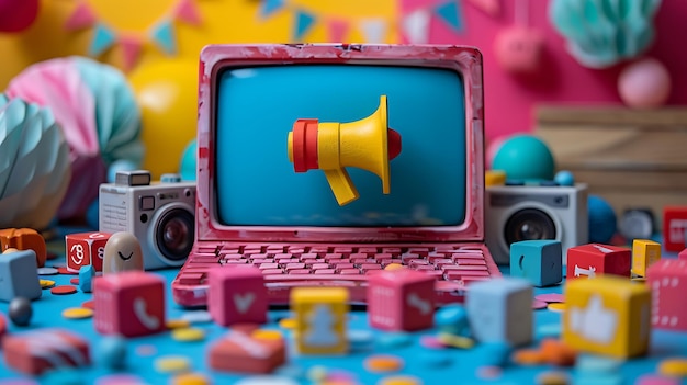 Creative campaign development workspace